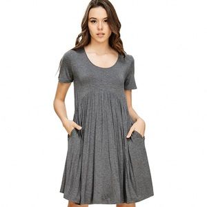 Annabelle Empire Waist T-shirt Dress